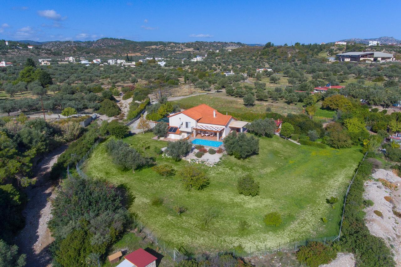 Olive Private Villa Swimming Pool 5 Bdr Kolymbia Rhodes Exterior foto