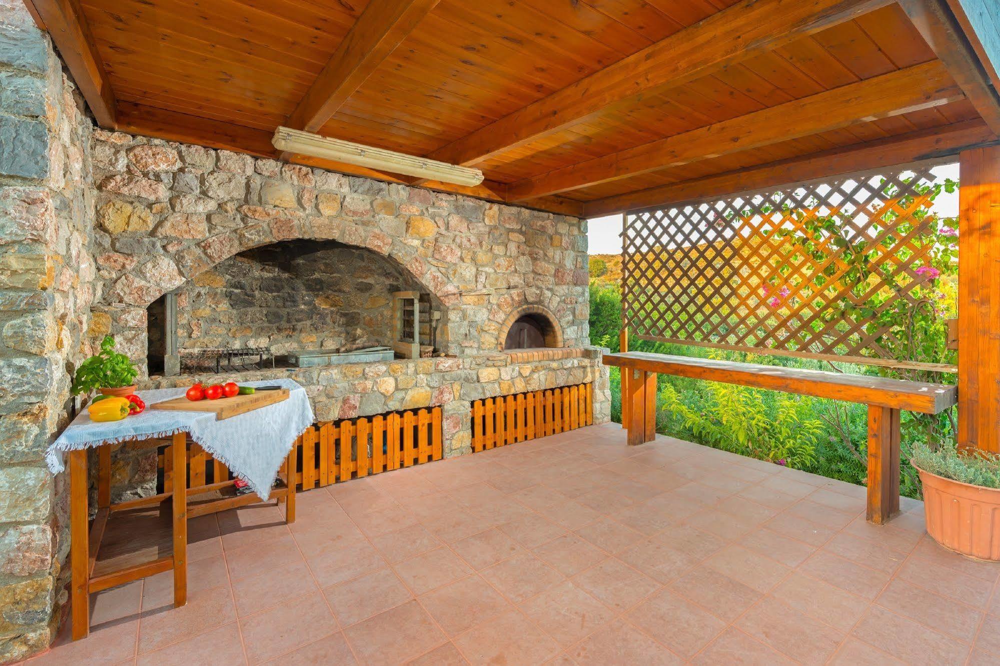 Olive Private Villa Swimming Pool 5 Bdr Kolymbia Rhodes Exterior foto