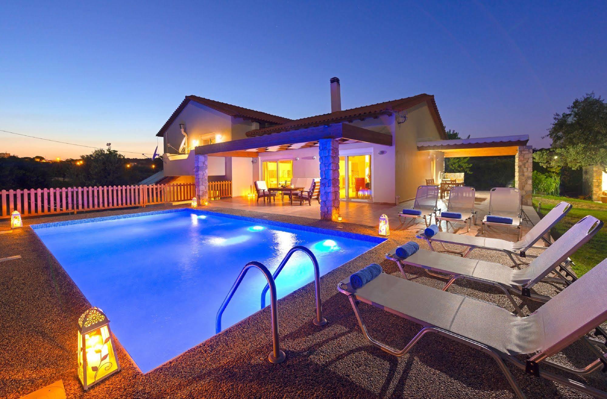 Olive Private Villa Swimming Pool 5 Bdr Kolymbia Rhodes Exterior foto